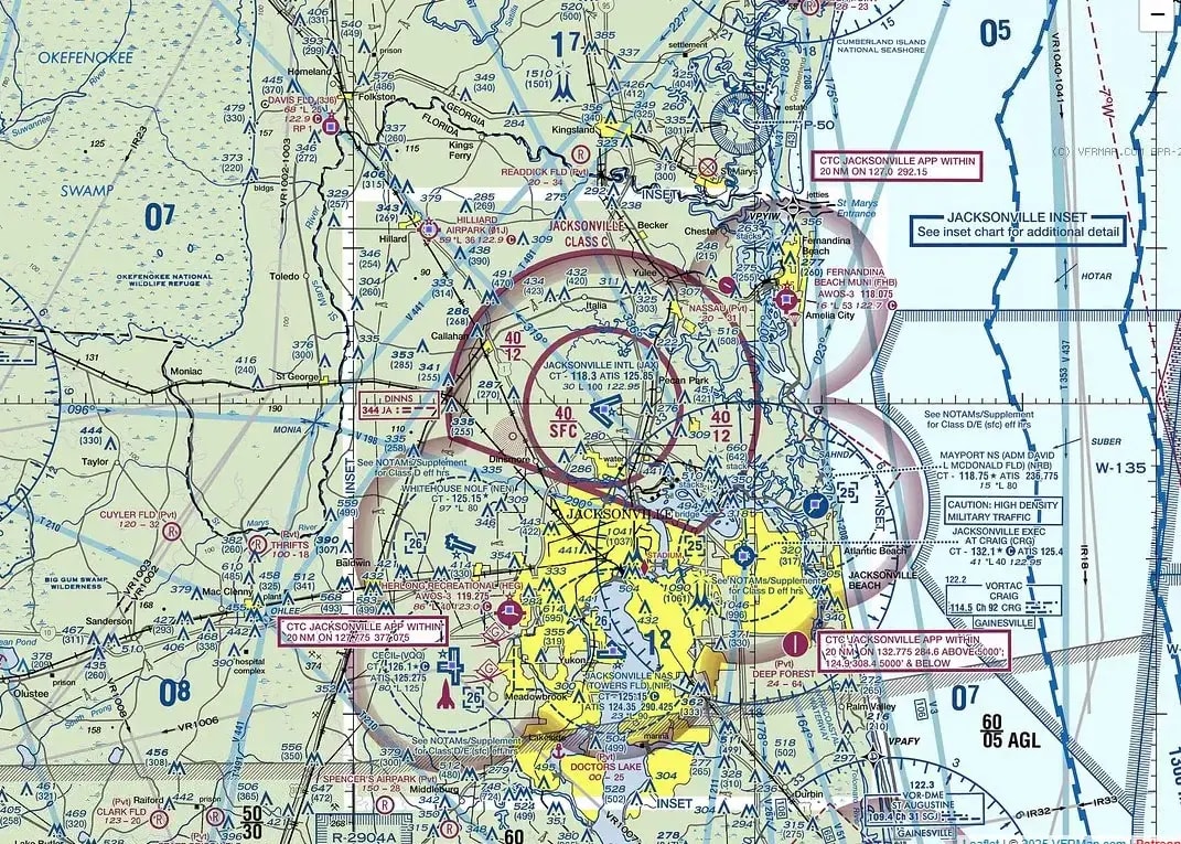 Jacksonville-Airspace