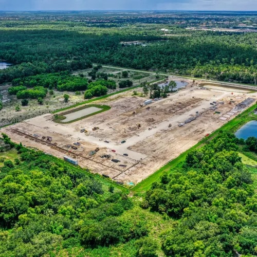 Drone survey supporting land development and permitting