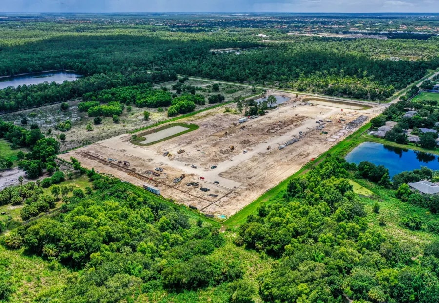 Drone survey supporting land development and permitting