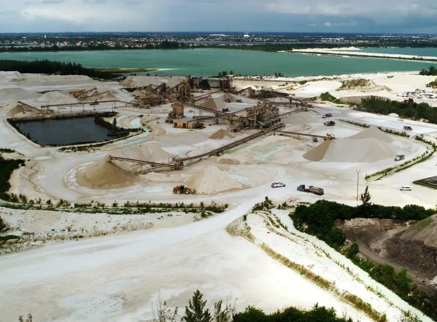 Mining site mapped for volumetrics and safety inspections