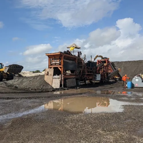 Stockpile survey for asphalt and aggregates industry