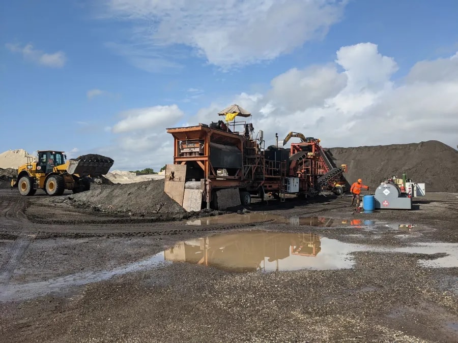 Stockpile survey for asphalt and aggregates industry