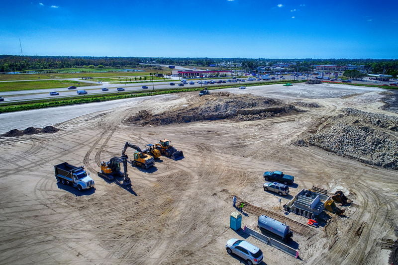 Surveying large sites with drone in miami, sarasota, naples